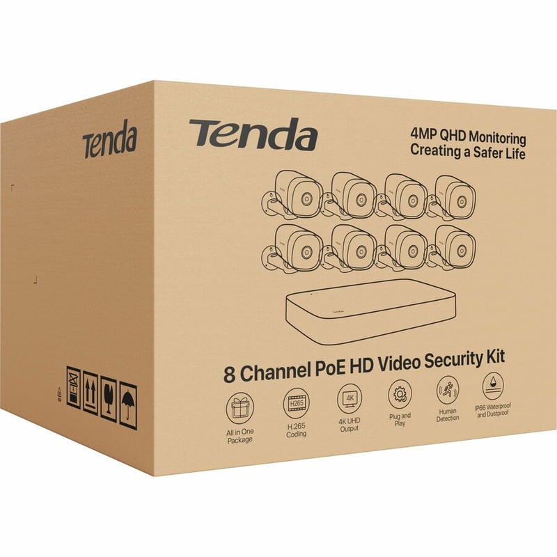 8 CHANNEL POE HD SECURITY KIT . - Thumbnail 5