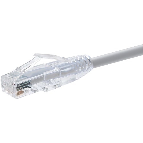 UNC GROUP 8 FOOT CAT6 SNAGLESS CLEARFIT PATCH CABLE GRAY - CAT6 PATCH CABLE CAT