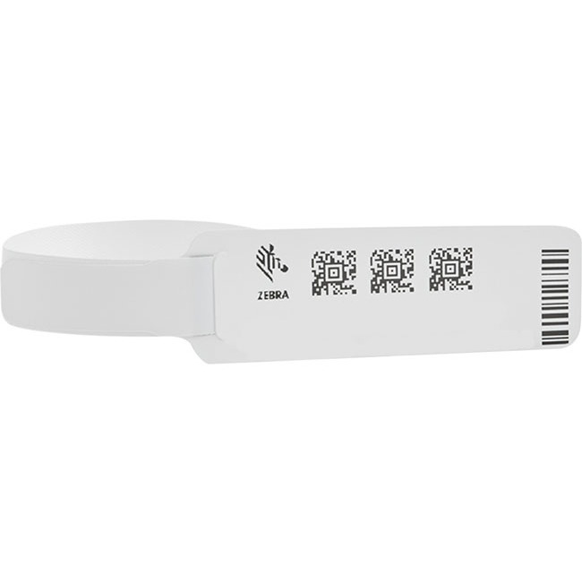 Zebra Wristband Polyester 1 x 11in Thermal Transfer Zebra Z-Band 4000 1 in core - Thumbnail 1
