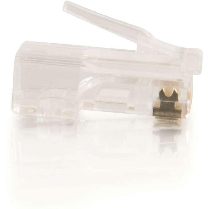 C2G RJ45 Cat5E Modular Plug for Round Stranded Cable Multipack (100-Pack) - Thumbnail 3