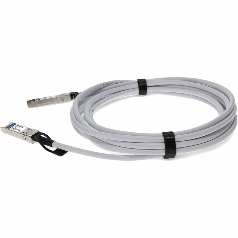 AddOn Cisco® SFP-H10GB-CU2M Compatible TAA Compliant 10GBase-CU SFP+ Direct Attach Cable (Passive Twinax, 2m, White) - Thumbnail 2