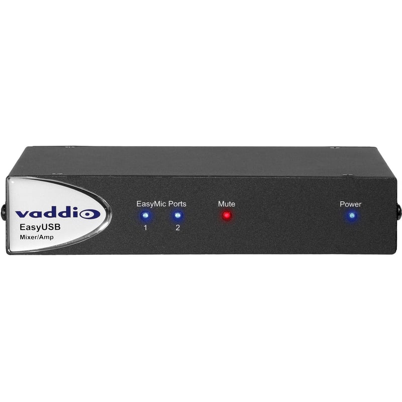 Vaddio EasyUSB Mixer & Amplifier with USB Camera Input Port - Black - Thumbnail 1