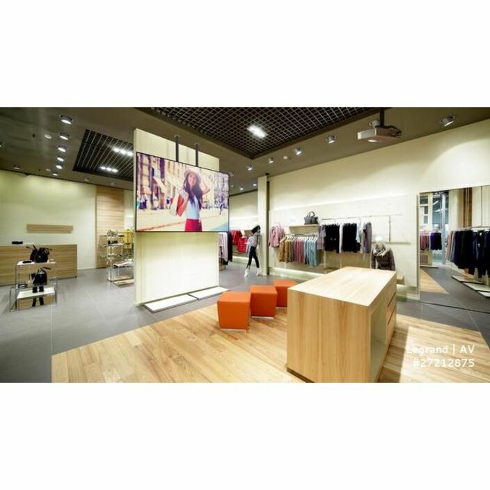 Chief Fusion X-Large Ceiling Display Mount - For Displays 55-100" - Black - Thumbnail 2