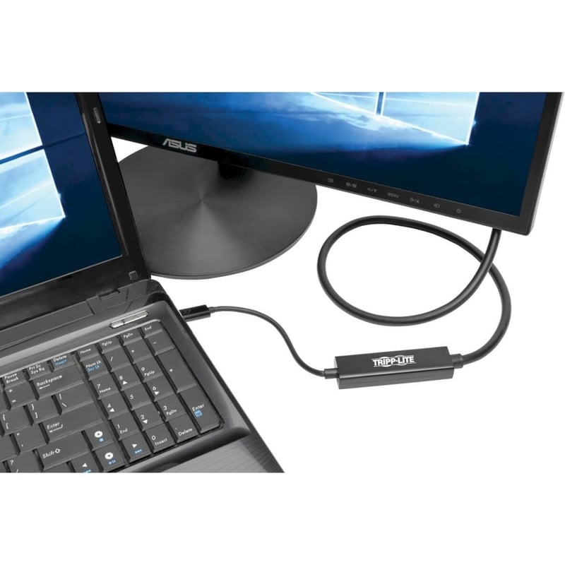 Tripp Lite by Eaton USB C to DVI Adapter Cable Converter 1080p M/M USB Type C to DVI, USB-C, USB Type-C 3ft 3' - Thumbnail 2