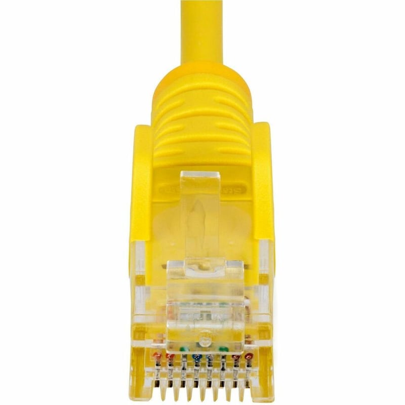 SLIM CAT6 CABLE YELLOW LSZH SLIM SNAGLESS RJ45 UTP PATCH CABLE
