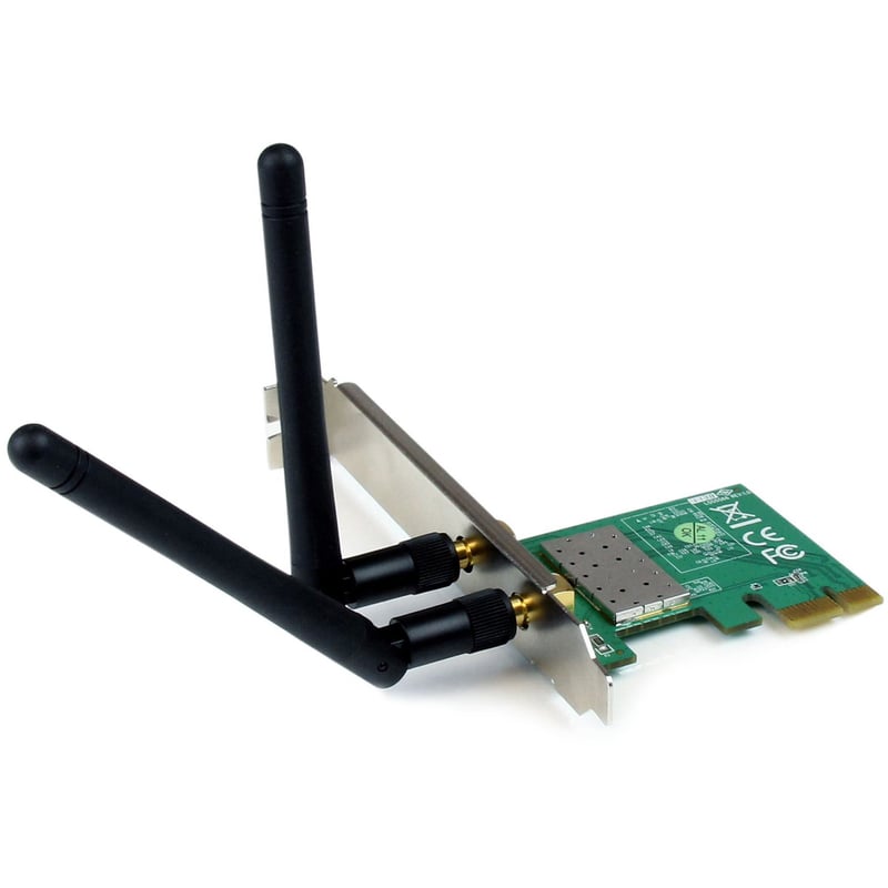 StarTech.com PCI Express Wireless N Adapter - 300 Mbps PCIe 802.11 b/g/n Network Adapter Card - 2T2R 2.2 dBi - Thumbnail 1