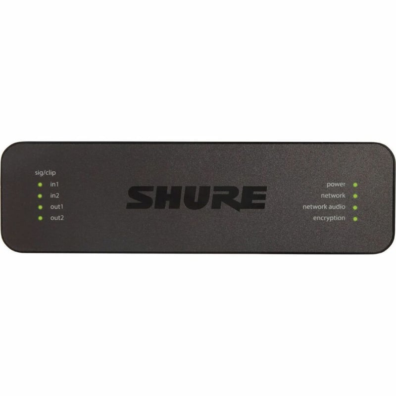 SHURE MXA ANI22-XLR 2 CH IN/2 CH OUT DANTE 1/3 RU XLR - Thumbnail 2