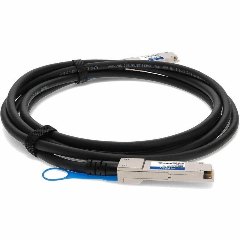 AddOn Cisco® QSFP-100G-CU3M to HP® 845406-B21 Compatible TAA 100GBase-CU QSFP28 to QSFP28 Direct Attach Cable (Passive Twinax, 3m) - Thumbnail 5
