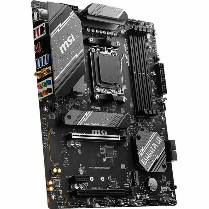 MSI B650 GAMING PLUS WIFI Gaming Desktop Motherboard - AMD B650 Chipset - Socket AM5 - ATX - Thumbnail 4