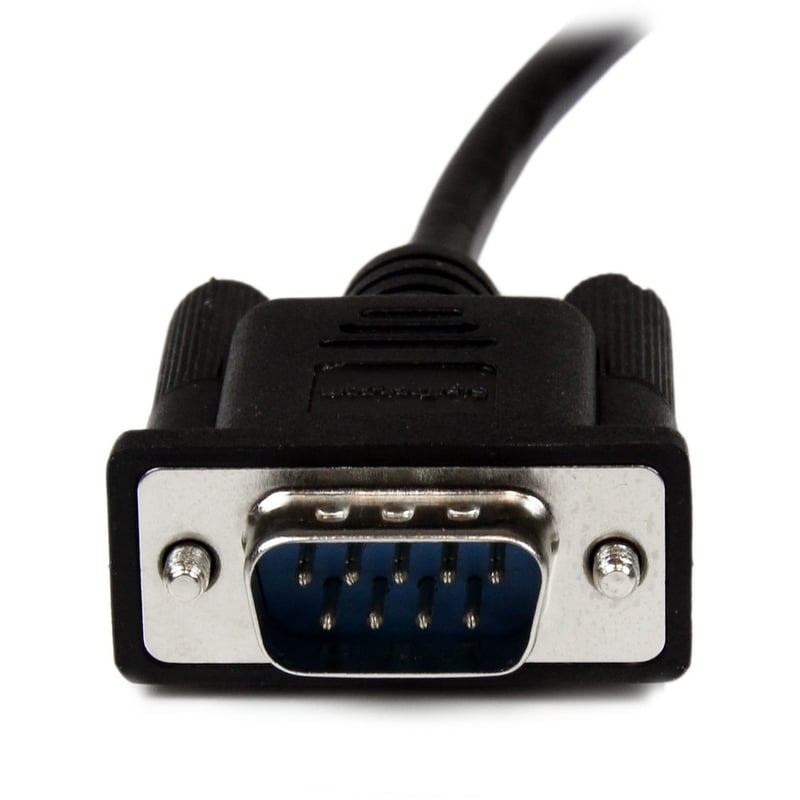 StarTech.com 1m Black DB9 RS232 Serial Null Modem Cable F/M - Thumbnail 5