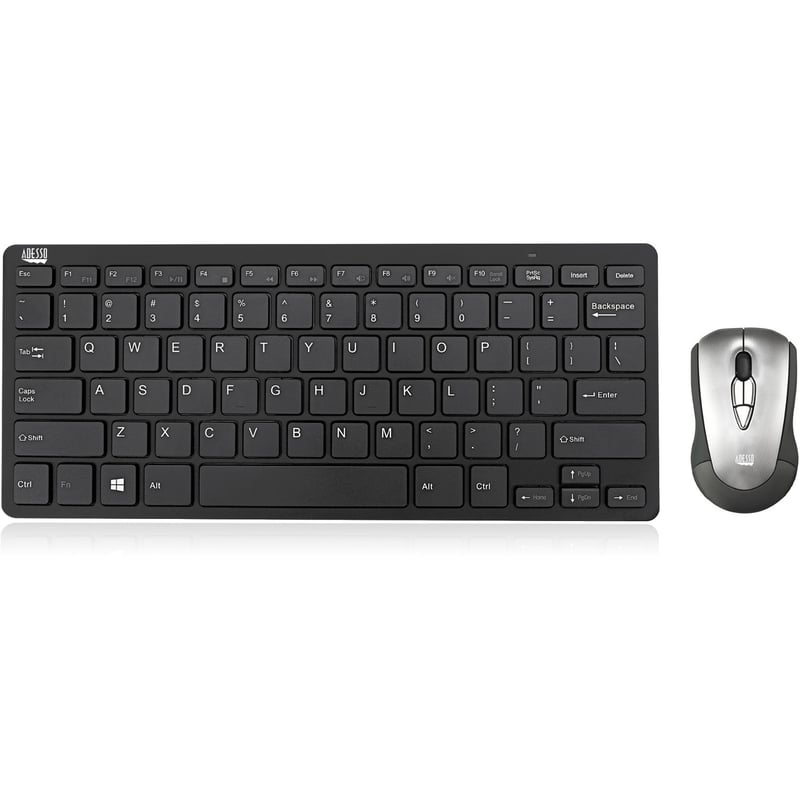 Adesso Air Mouse Mobile With Compact Keyboard - Thumbnail 1