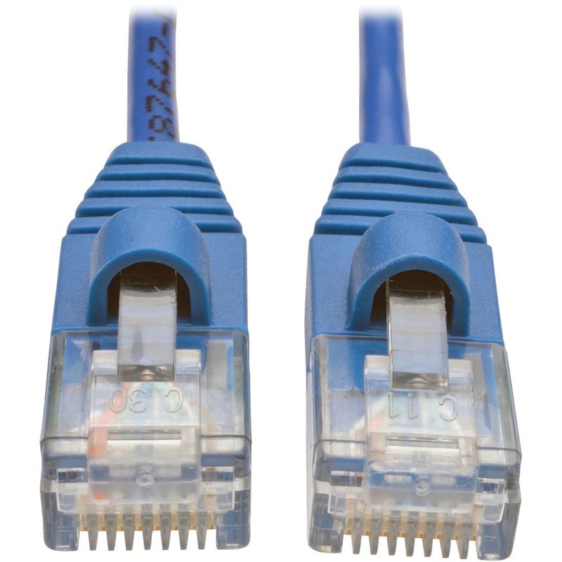 Eaton Tripp Lite Series Cat5e 350 MHz Snagless Molded Slim (UTP) Ethernet Cable (RJ45 M/M) - Blue, 5 ft. (1.52 m) - Thumbnail 1