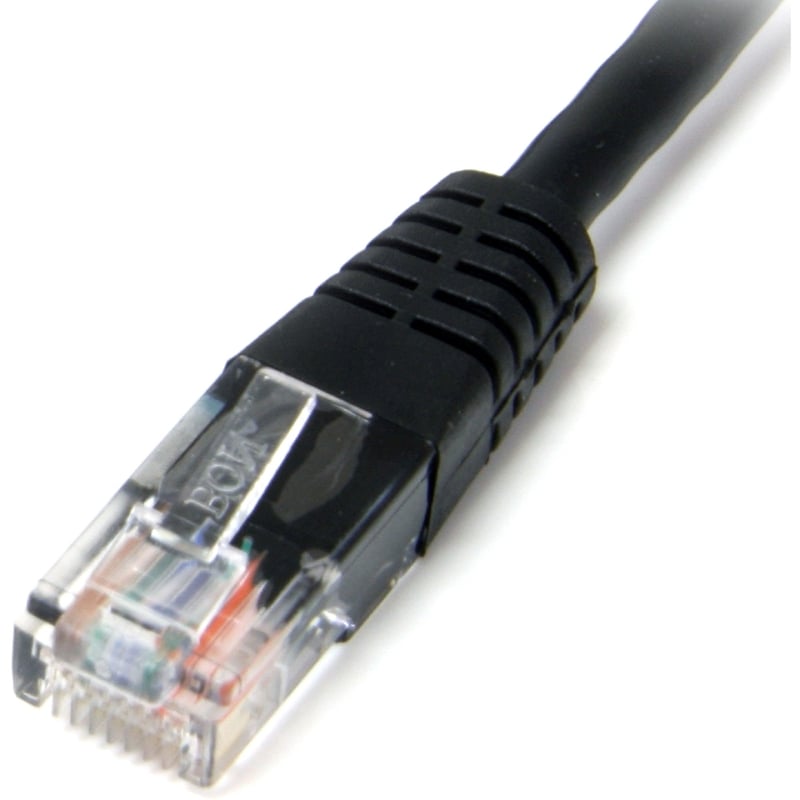 StarTech.com 6 ft Black Molded Cat5e UTP Patch Cable - Thumbnail 2