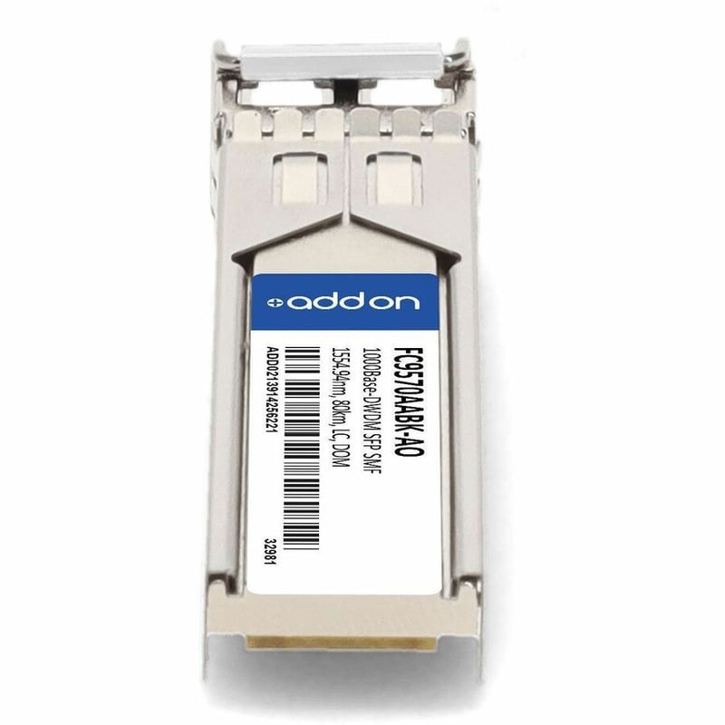 AddOn Fujitsu® FC9570AABK Compatible TAA 1000Base-DWDM SFP Transceiver 100GHz (SMF, 1554.94nm, 80km, LC, DOM) - Thumbnail 4