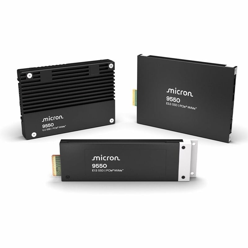MICRON 9550 MAX 25600GB NVM E3.S (7.5MM) - Thumbnail 2