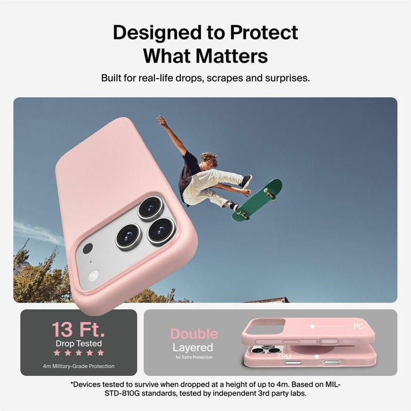 COVER/GRIPTPU/PC17 PRODUAL LAYERSOFT PINK - Thumbnail 5