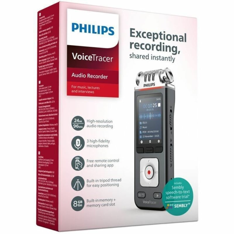 PHILIPS DVT6115 MUSIC RECORDER SEMBLY AI TRANSCRIPTION - Thumbnail 3