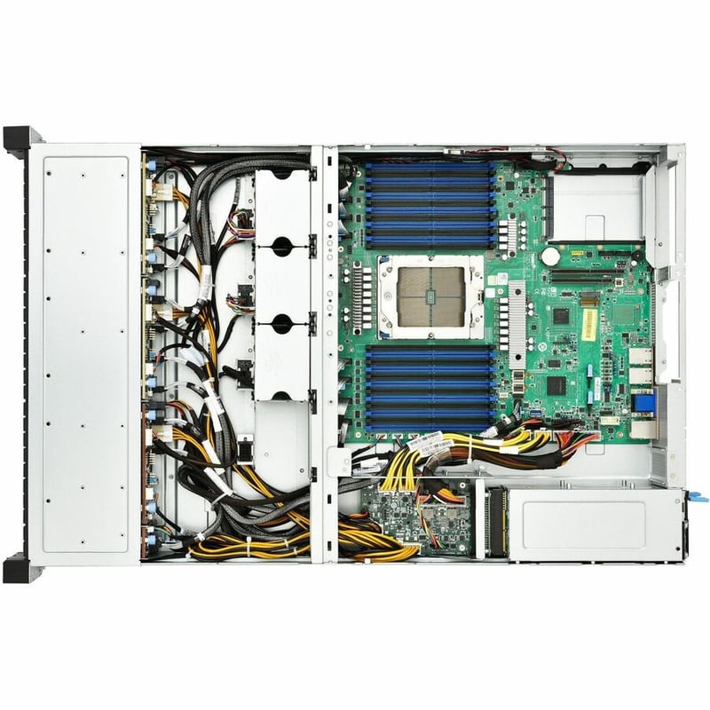 Mitac Transport SX TS70A-B8056 Barebone System - 2U Rack-mountable - Socket SP5 LGA-6096 - 1 x Processor Support - 1 - Thumbnail 5