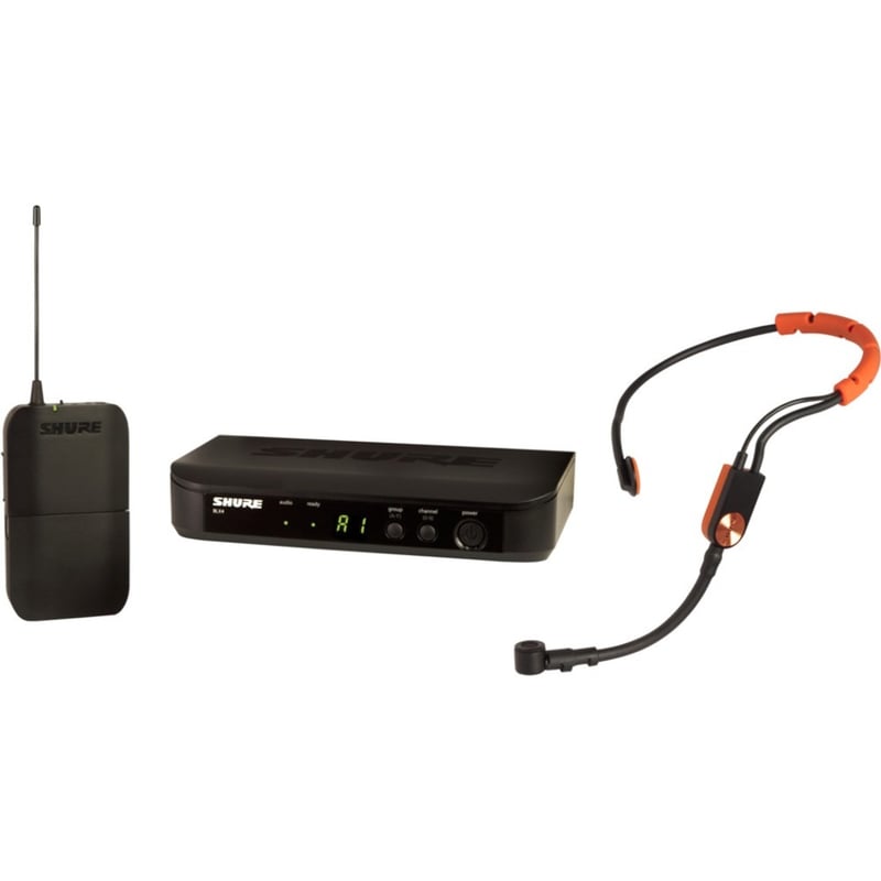 Shure BLX14/SM31-H10 Wireless Fitness Headset System with SM31FH Headset Microphone - Thumbnail 1