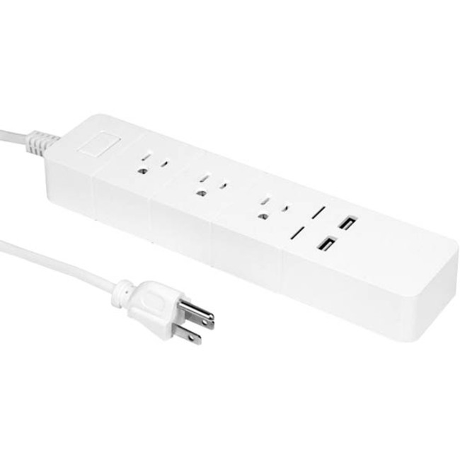 Aluratek 3-Outlet Surge Suppressor/Protector - Thumbnail 1