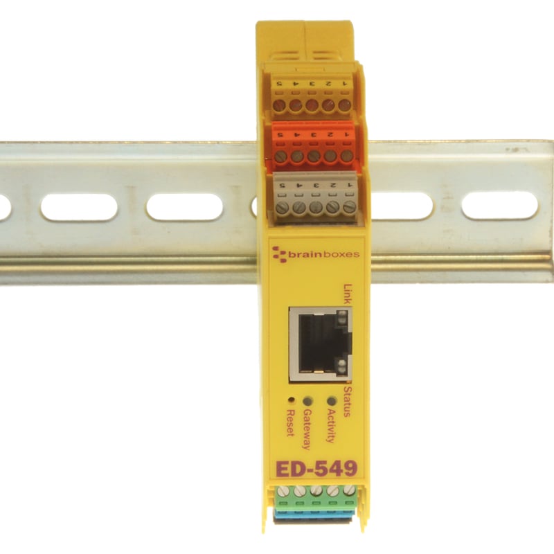 Brainboxes - Ethernet to 8 Analogue Inputs + RS485 Gateway - Thumbnail 2