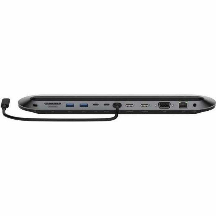 Belkin 11-in-1 Universal USB-C Docking Station - USB 3.2 - 10 Gbps - 100W - 2xHDMI, 1xVGA, 2xUSB-A, 1xUSB-C - Grey - Thumbnail 2
