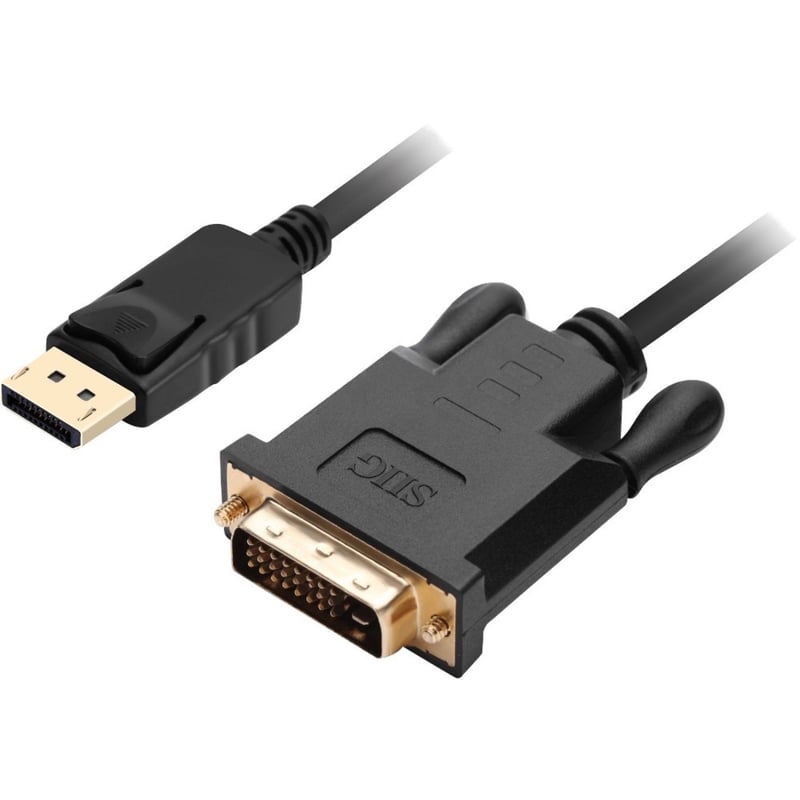 SIIG DisplayPort to DVI 6ft Cable - Thumbnail 1
