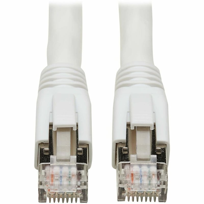 Eaton Tripp Lite Series Cat8 40G Snagless SSTP Ethernet Cable (RJ45 M/M), PoE, White, 3 ft. (0.9 m) - Thumbnail 4