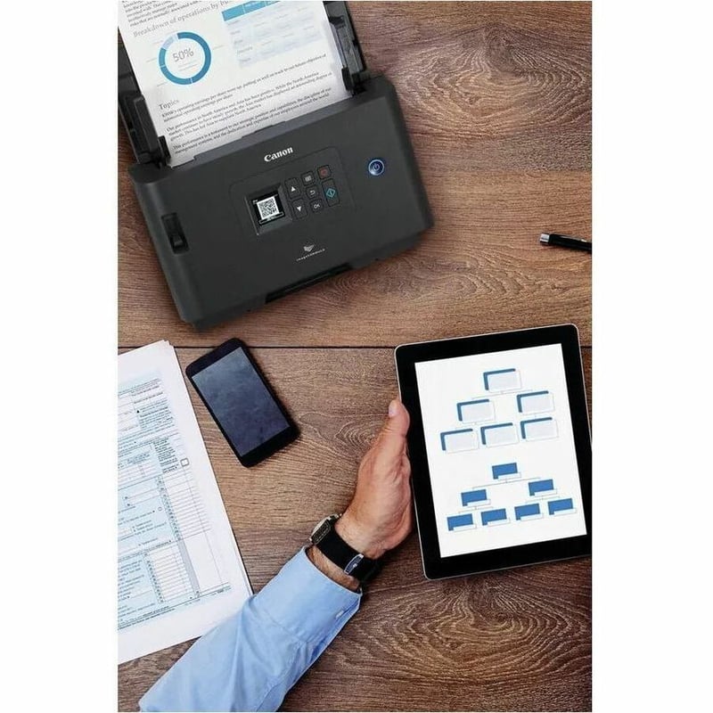 Canon imageFORMULA DR-S250N Sheetfed Scanner - 600 dpi Optical - Thumbnail 4