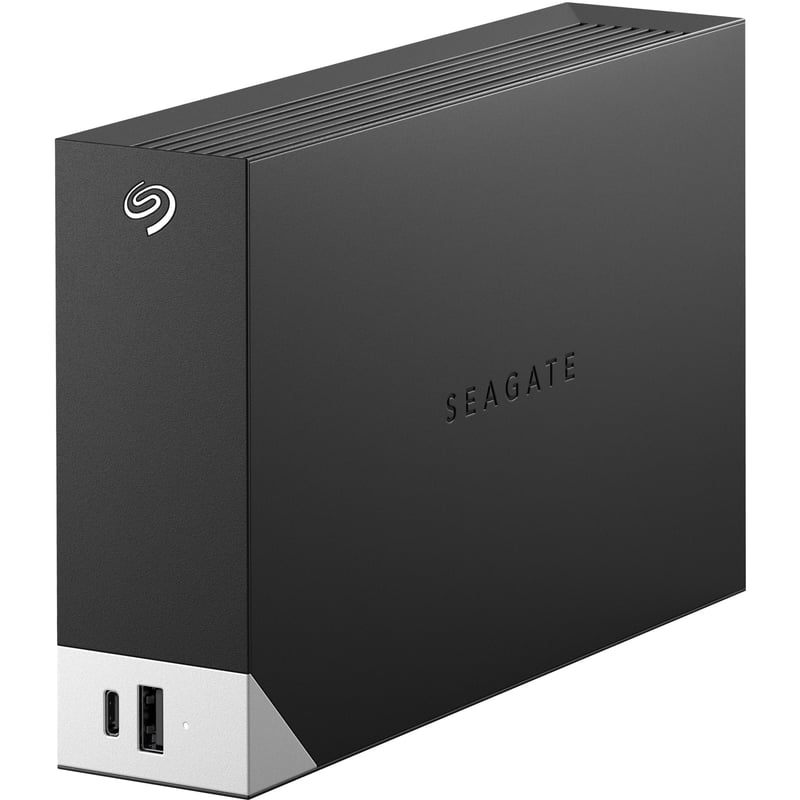 Seagate One Touch STLC14000400 14 TB Hard Drive - 3.5" External - SATA (SATA/600) - Black - Thumbnail 1
