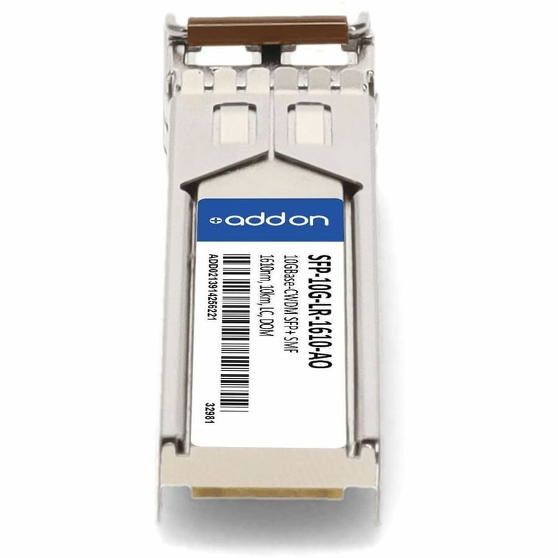 AddOn Cisco&reg; SFP-10G-LR-1610 Compatible TAA 10GBase-CWDM SFP+ Transceiver (SMF, 1610nm, 10km, LC, DOM) - Thumbnail 4