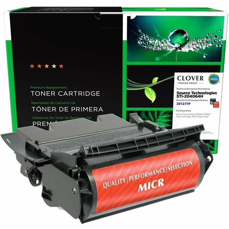 Clover Imaging Remanufactured High Yield MICR Toner Cartridge for Source Technologies STI-204064H - Thumbnail 1