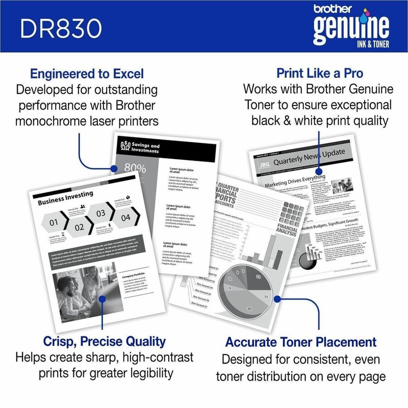 Brother Genuine DR830 Drum Unit - Thumbnail 3
