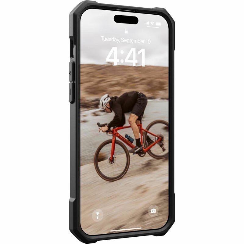 Urban Armor Gear Essential Armor iPhone 15 Pro Max Case - Black - Thumbnail 4