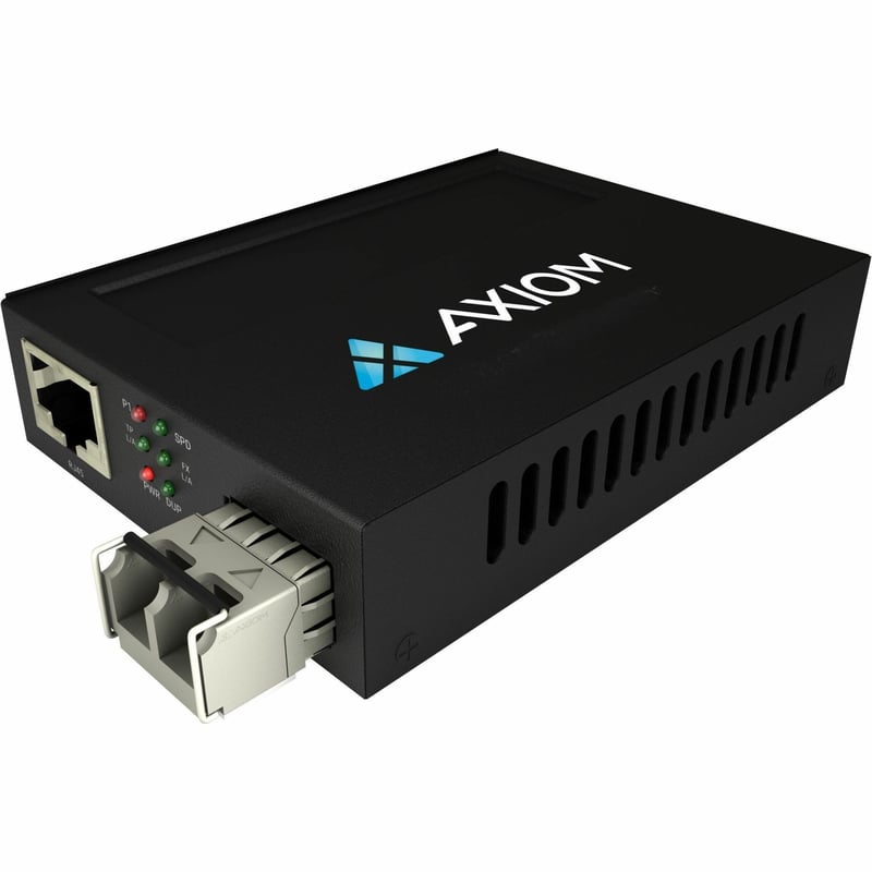 Axiom 1000BASE-T to 1000BASE-SX POE Media Converter