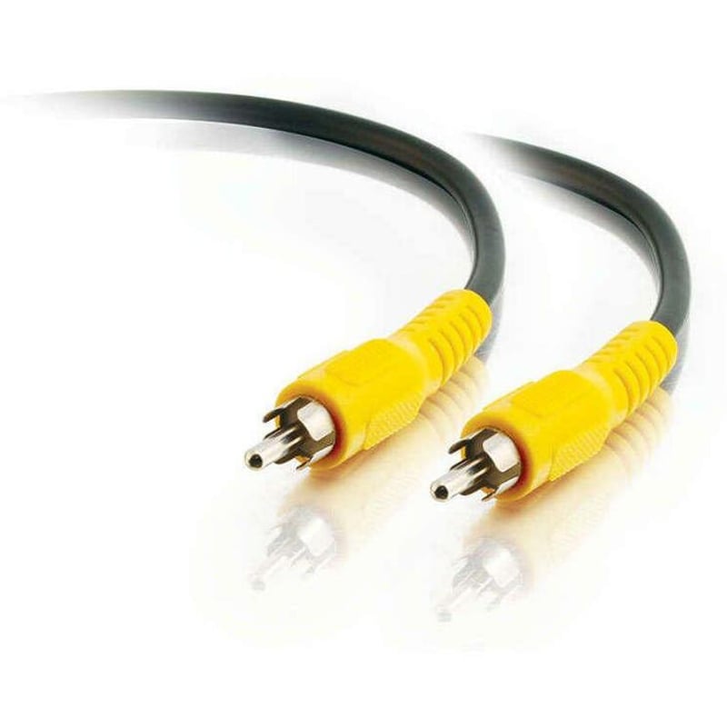 25FT RCA MXM COMPOSITE VIDEO BLACK VALUE CABLE - Thumbnail 2
