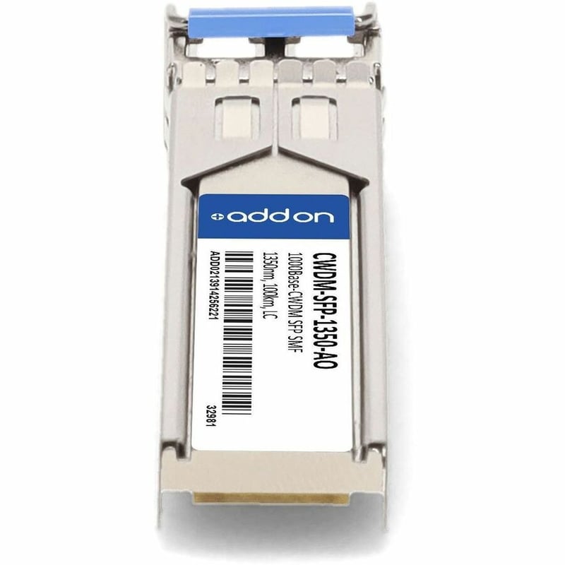 AddOn Cisco® CWDM-SFP-1350 Compatible TAA 1000Base-CWDM SFP Transceiver (SMF, 1350nm, 100km, LC) - Thumbnail 4