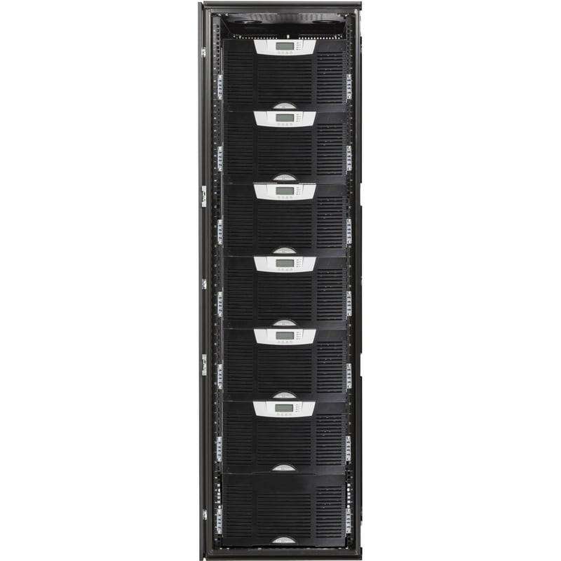 Eaton BladeUPS, 12 kVA, 12 kW, 208Y/120V, 36A, Black, Fixed connection, 420 watts, 1432 BTU/hr (HE mode), 1200 watts, 4094 BTU/hr (Normal mode), (1) available communication slot, 30 U