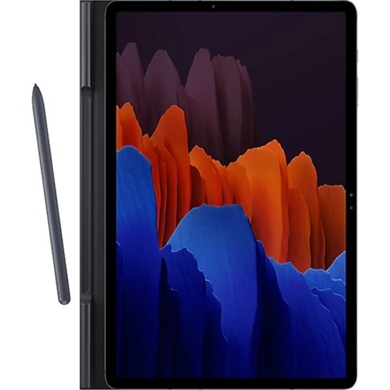 Samsung Book Cover Carrying Case (Book Fold) Samsung Galaxy Tab S7+, Galaxy Tab S7, Galaxy Tab S8 Tablet - Mystic Black - Thumbnail 4