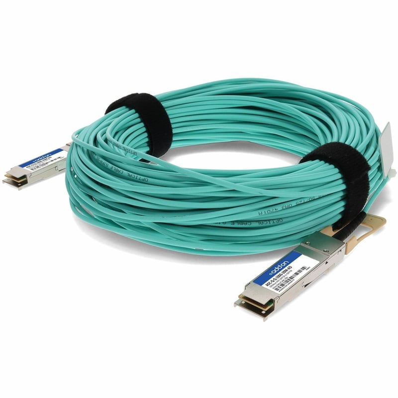 AddOn Arista Networks AOC-Q-Q-100G-20M Compatible TAA Compliant 100GBase-AOC QSFP28 to QSFP28 Direct Attach Cable (850nm, MMF, 20m) - Thumbnail 1