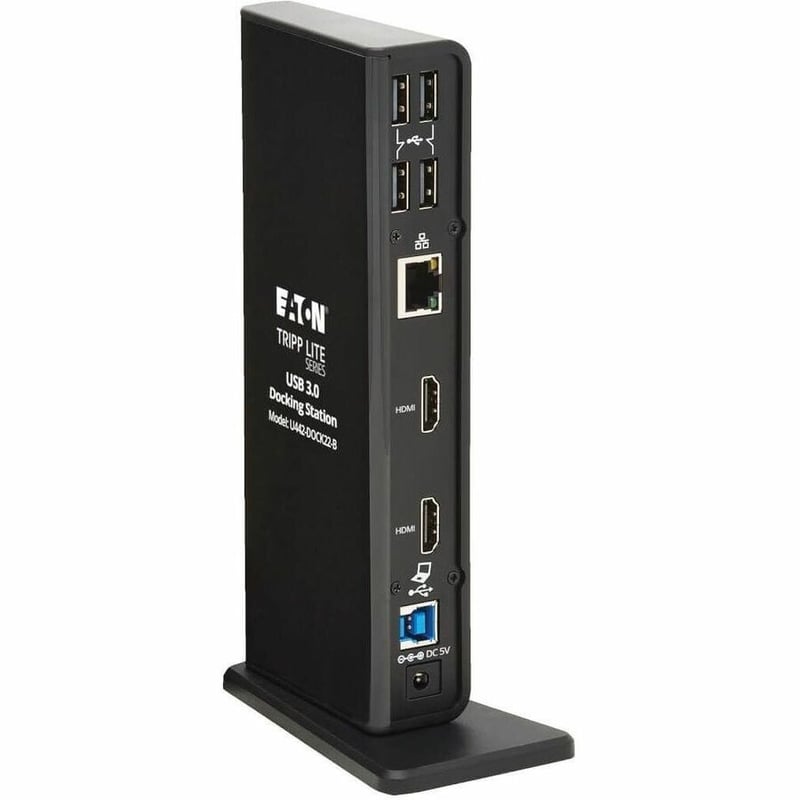 Tripp Lite by Eaton USB-A / USB-C Dual Display Docking Station - 1080p 60 Hz HDMI USB 3.x (5Gbps) and USB 2.0 Hub Ports GbE - Thumbnail 5