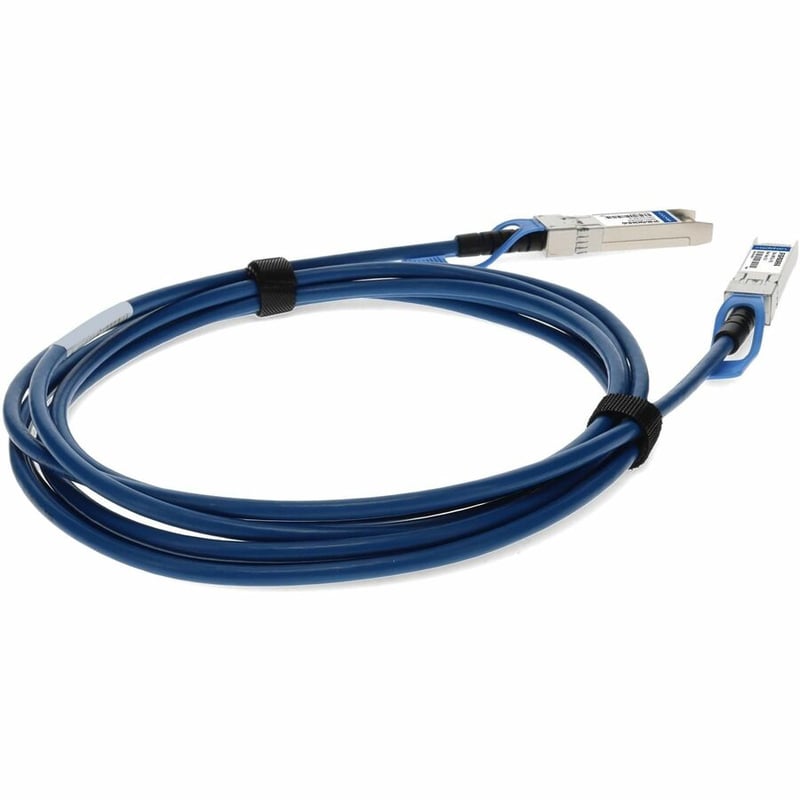 AddOn MSA and TAA Compliant 25GBase-CU SFP28 Direct Attach Cable (Passive Twinax, Blue, 5m) - Thumbnail 5