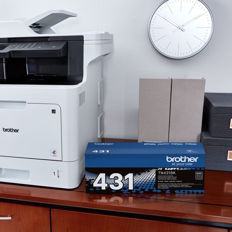Brother TN431BK Original Standard Yield Laser Toner Cartridge - Black - 1 Each - Thumbnail 4