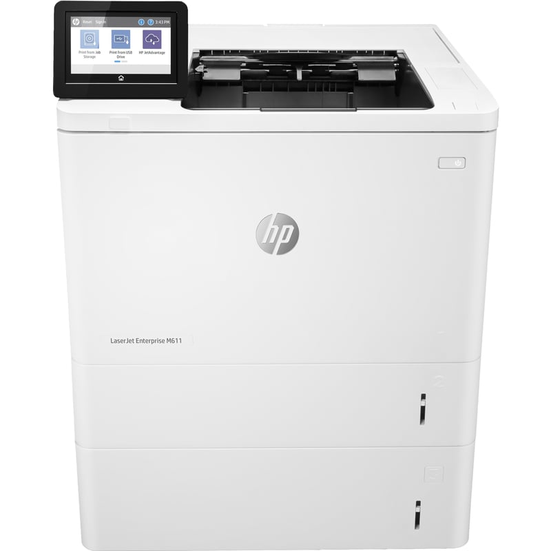 HP LaserJet Enterprise M611x Desktop Laser Printer - Monochrome - Thumbnail 1