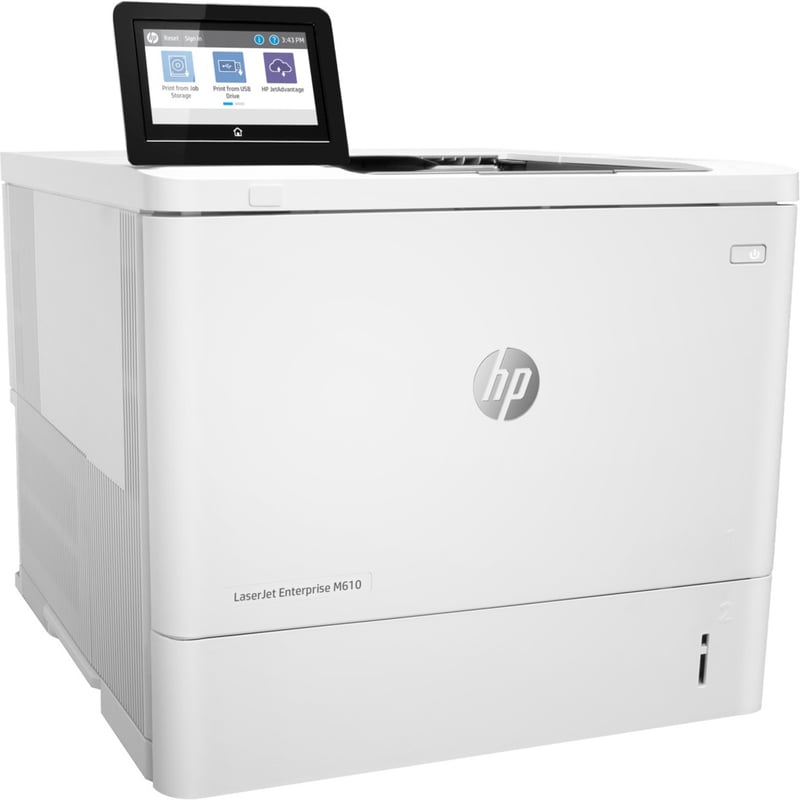 HP LaserJet Enterprise M610dn Desktop Laser Printer - Monochrome - Thumbnail 1