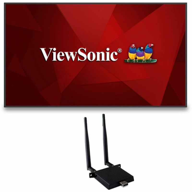 ViewSonic Commercial Display CDE4330-W1 - 4K, 24/7 Operation, Integrated Software and WiFi Adapter - 450 cd/m2 - 43" - Thumbnail 1