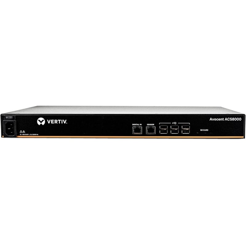 Vertiv Avocent 48-Port ACS8000 Console System with single AC Power Supply, non-TAA - Thumbnail 1