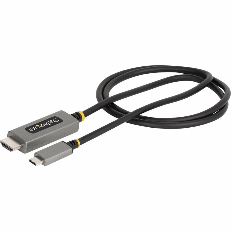 StarTech.com 3ft (1m) USB-C to HDMI Adapter Cable, 8K 60Hz, 4K 144Hz, HDR10, USB Type-C to HDMI 2.1 Converter, USB-C/USB4/TB3/4 Compatible - Thumbnail 1