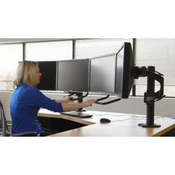 Chief KONTOUR K4W310B Wall Mount for Monitor - Black - TAA Compliant - Thumbnail 4
