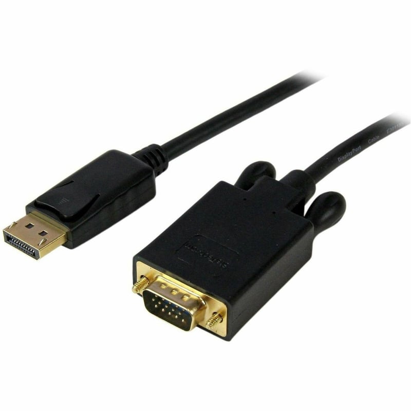 StarTech.com 6ft (1.8m) DisplayPort to VGA Cable, Active DisplayPort to VGA Adapter Cable, 1080p Video, DP to VGA Monitor Converter Cable - Thumbnail 1